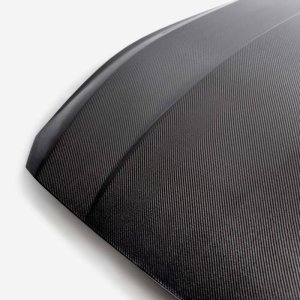 Ford Mustang Hood - Anderson Composites - Type-CJ Double-Sided Carbon Fiber Cowl - 2024+